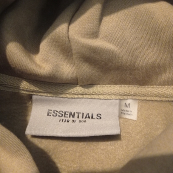 Essentials Kahki Medium Hoodie - Picture 4 of 7